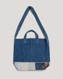 Women YMC Denim Tote Bag
