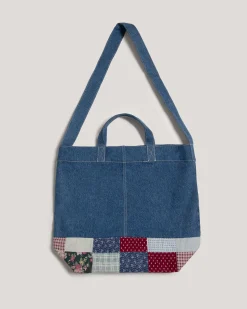Women YMC Denim Tote Bag