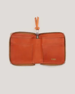 Women YMC Zip Leather Wallet