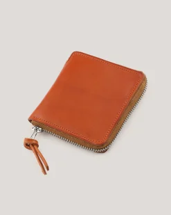 Women YMC Zip Leather Wallet