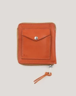 Women YMC Zip Leather Wallet