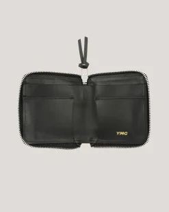 Women YMC Zip Leather Wallet