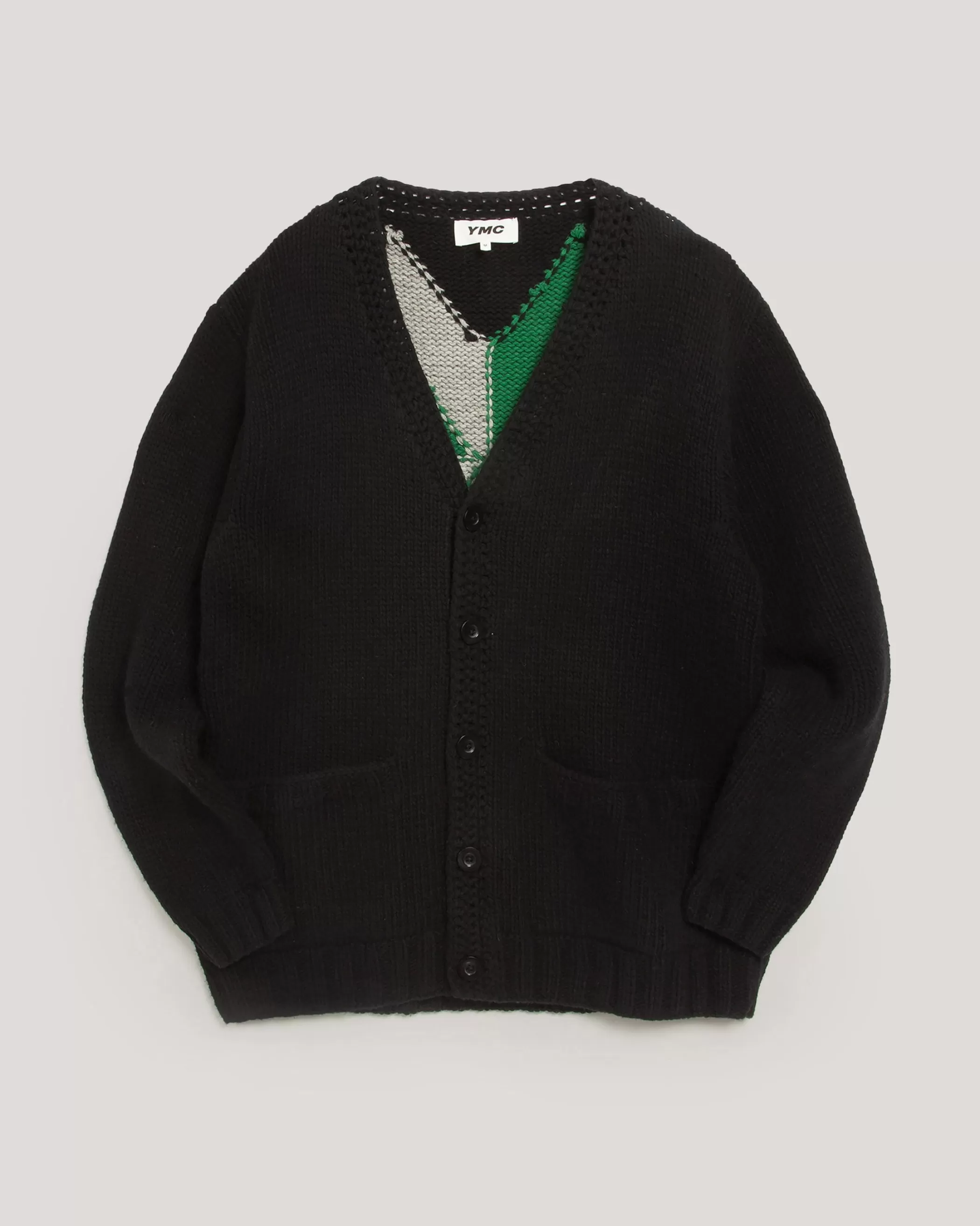 YMC Knitwear<Appalachian Cardigan Black