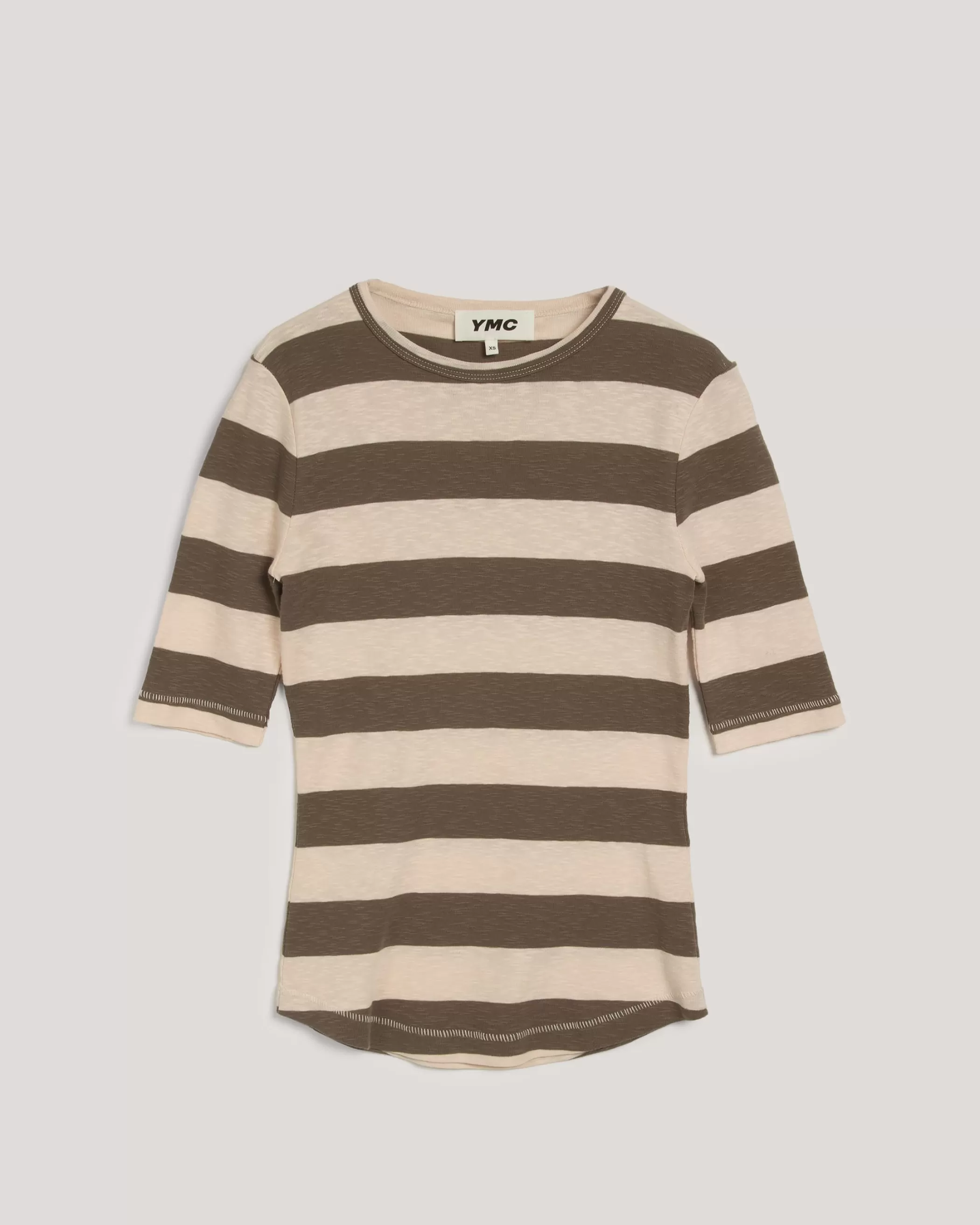 YMC Tops & T-Shirts<Charlotte Stripe Top Brown