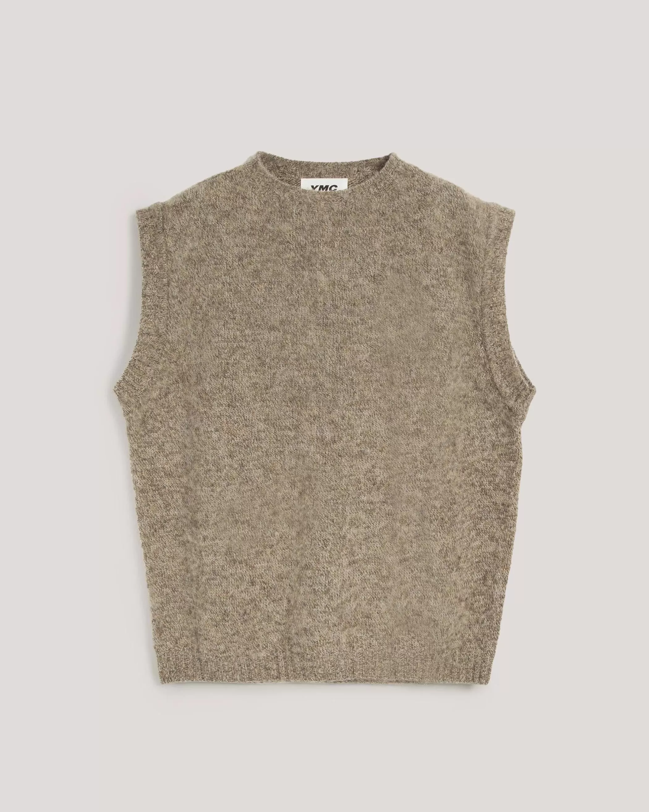 YMC Knitwear<Crew Neck Vest Natural