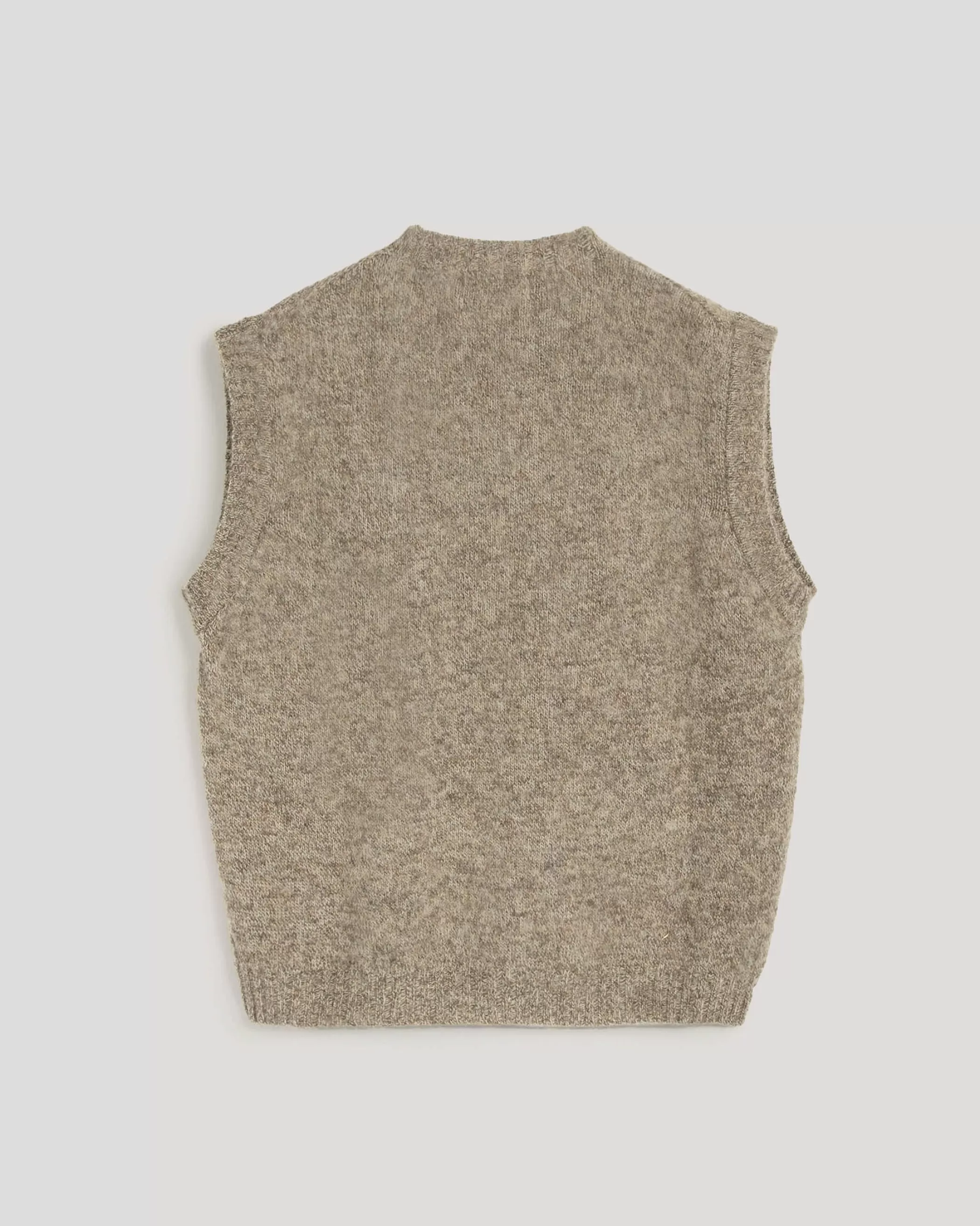 YMC Knitwear<Crew Neck Vest Natural