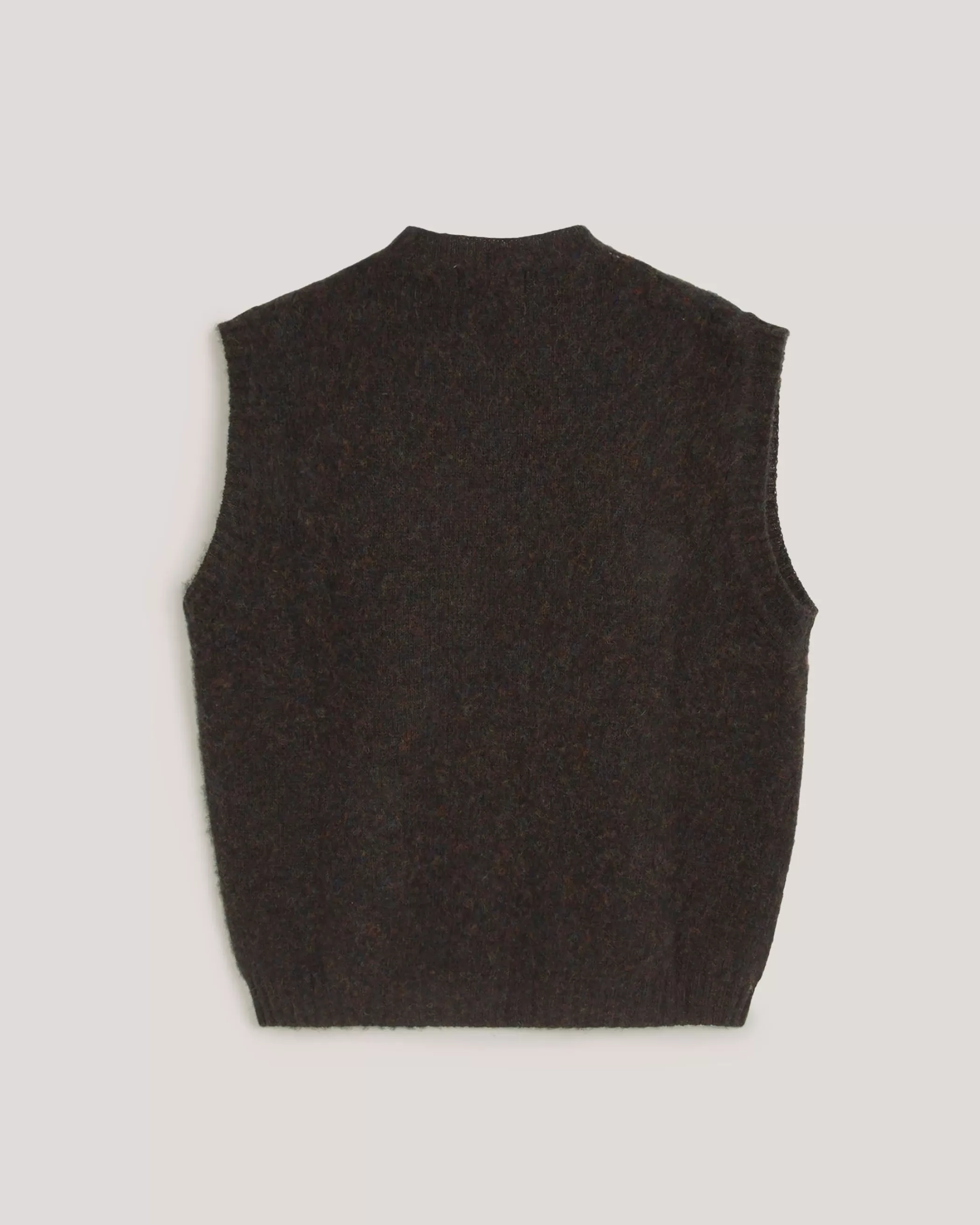 YMC Knitwear<Crew Neck Vest Brown