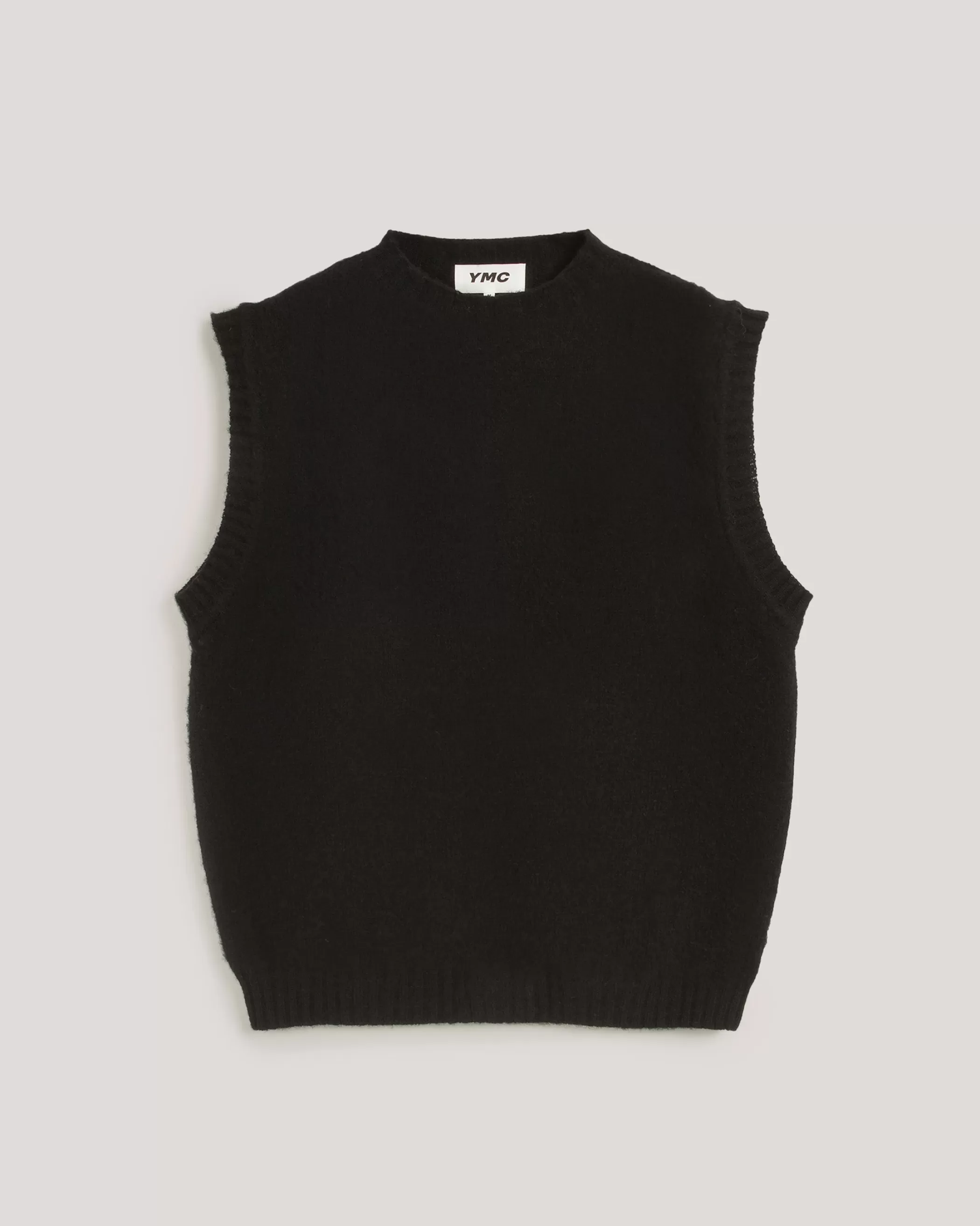 YMC Knitwear<Crew Neck Vest Black