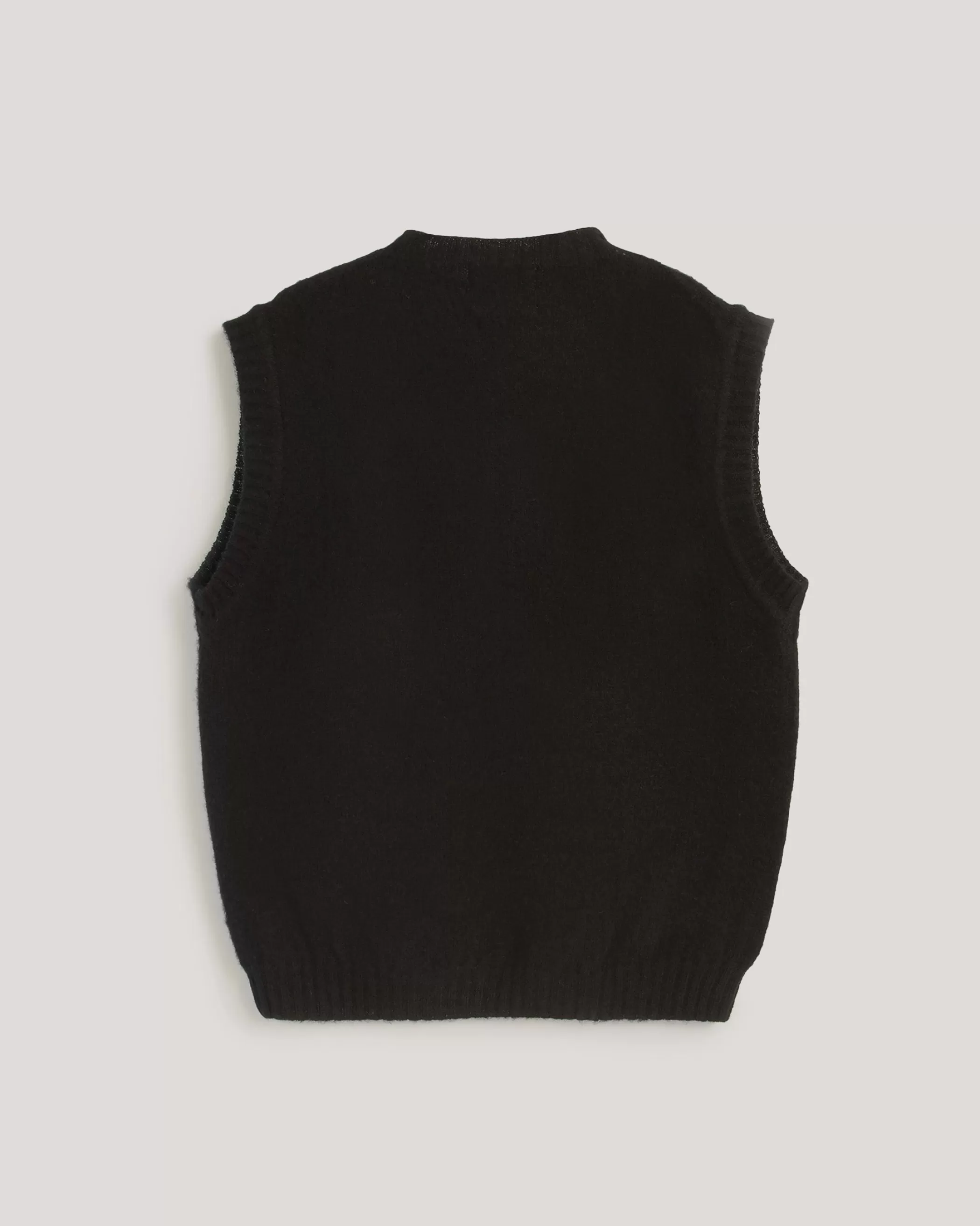 YMC Knitwear<Crew Neck Vest Black