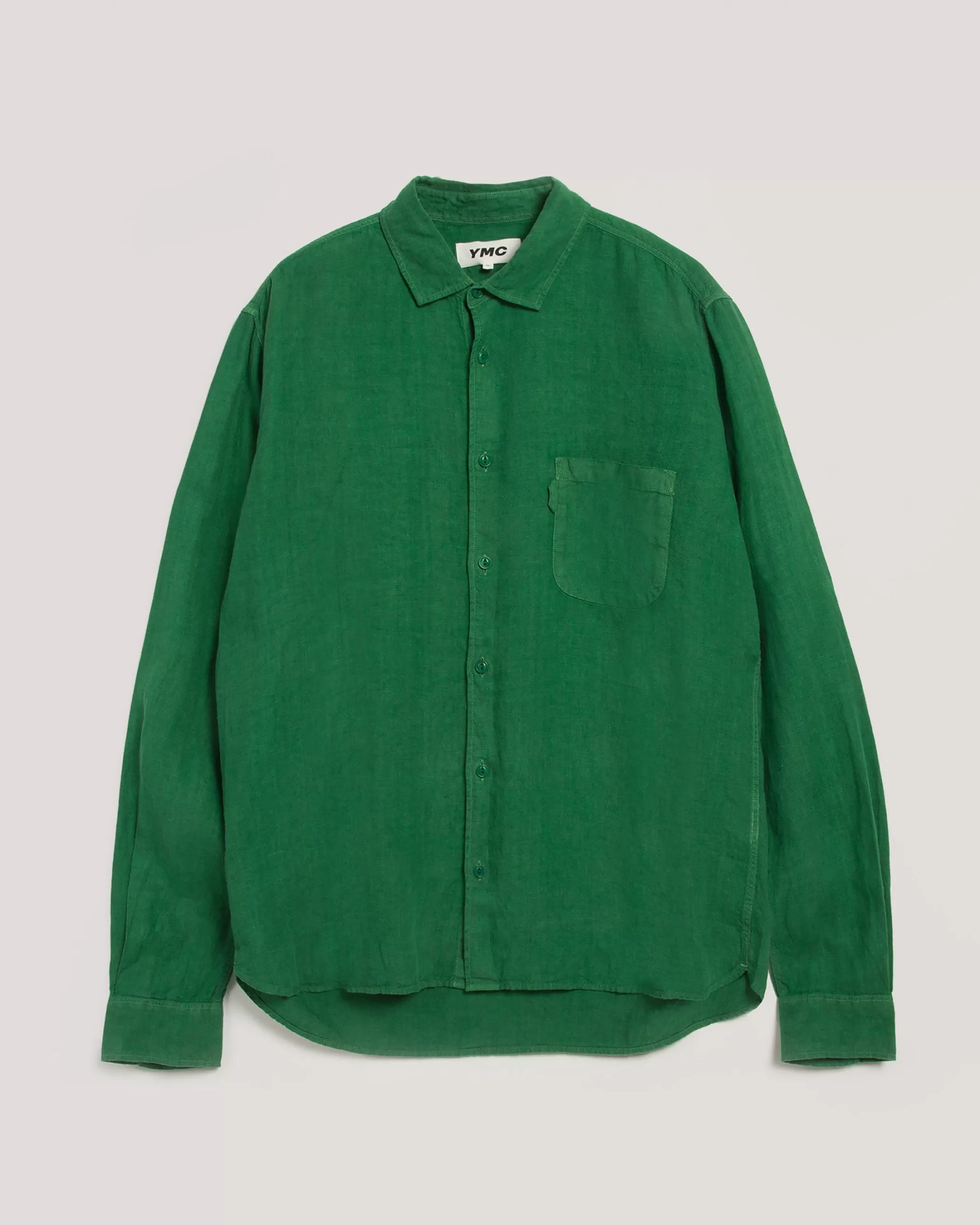 YMC Shirts<Curtis Shirt Green