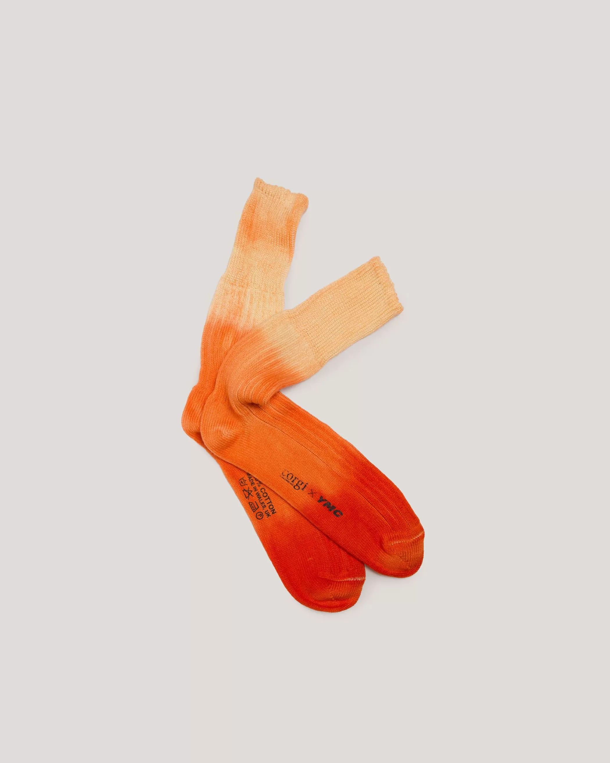 YMC Socks<Dip Dye Sock Orange