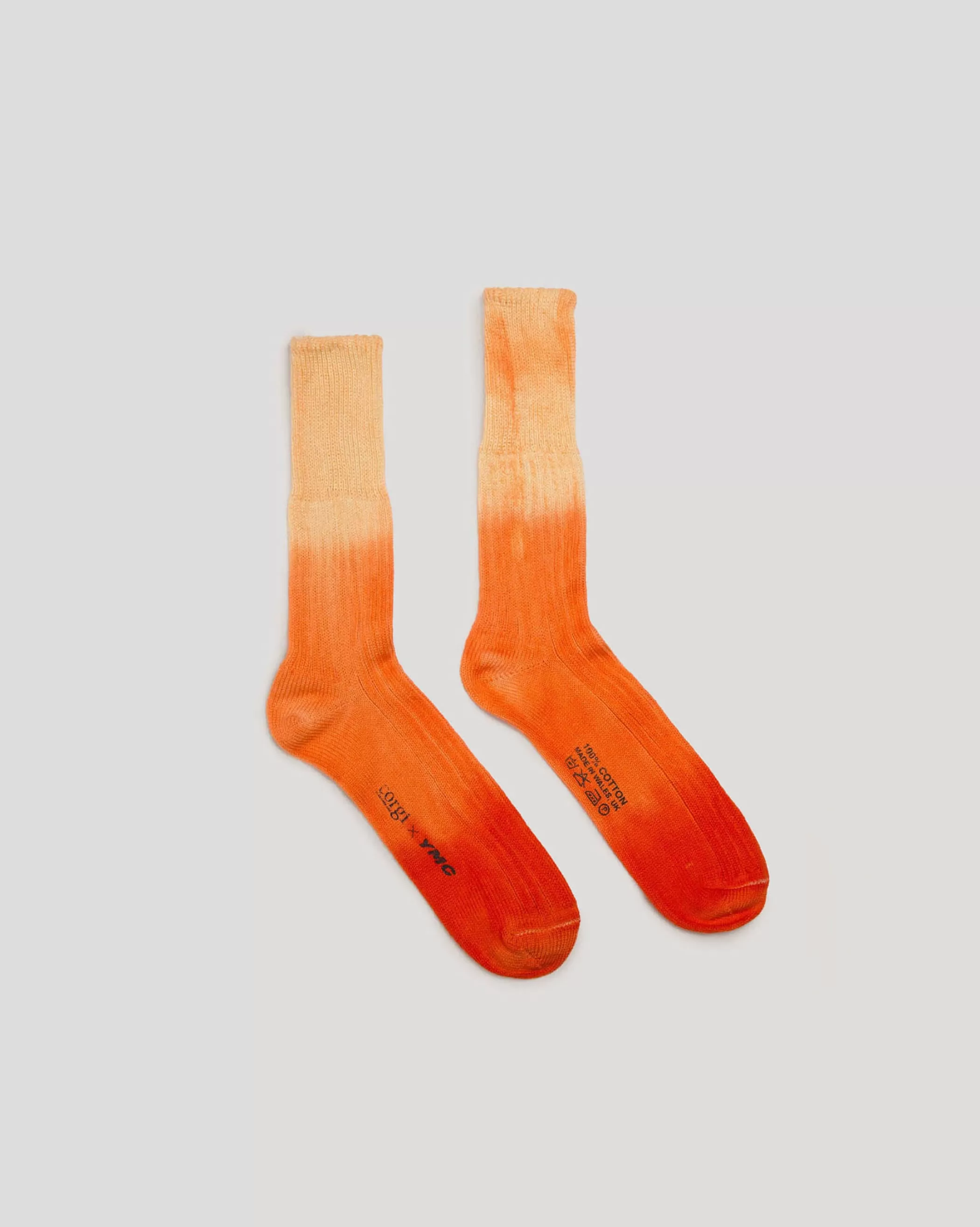 YMC Socks<Dip Dye Sock Orange