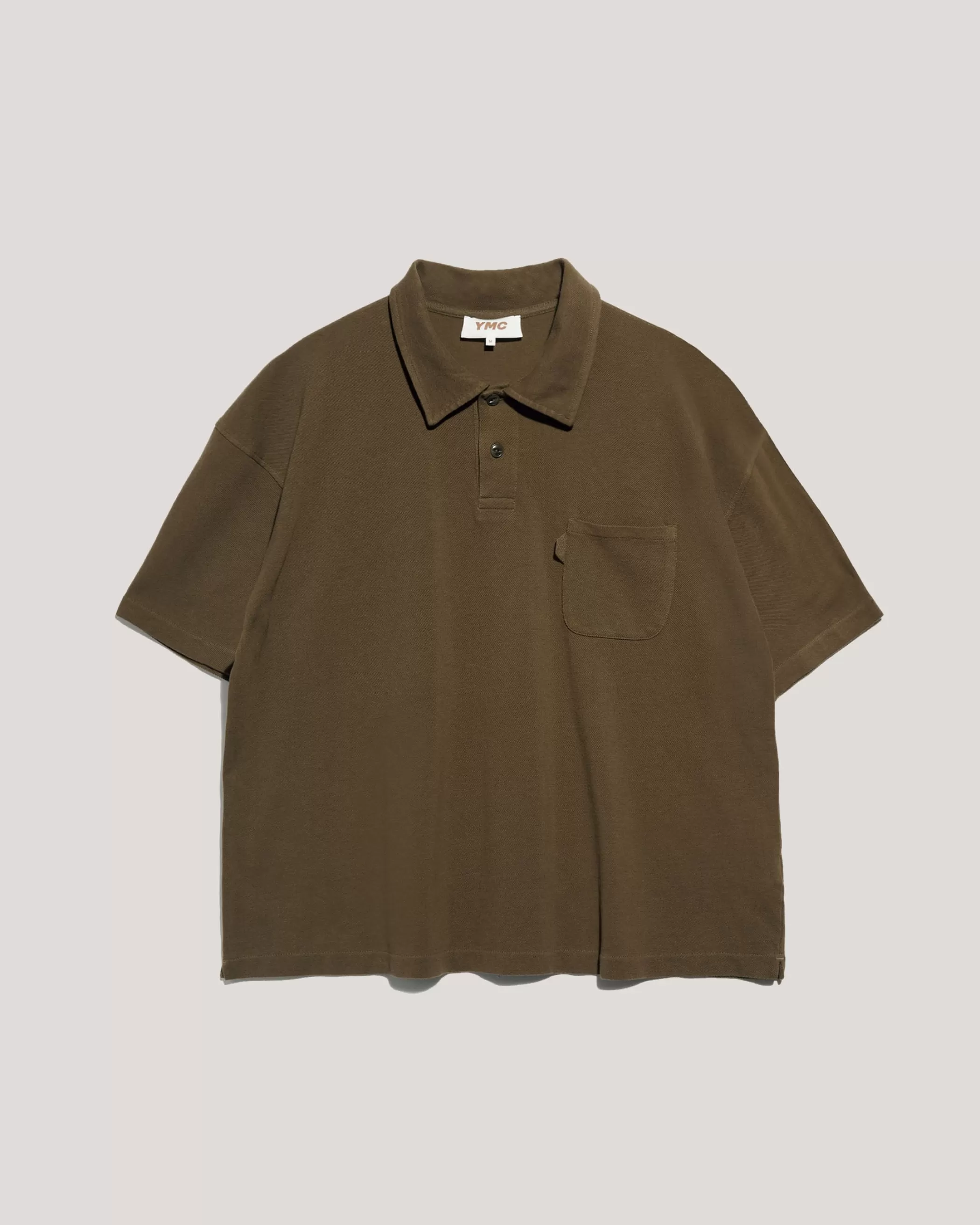 YMC Earth | Earth<Earth Polo T-Shirt Khaki