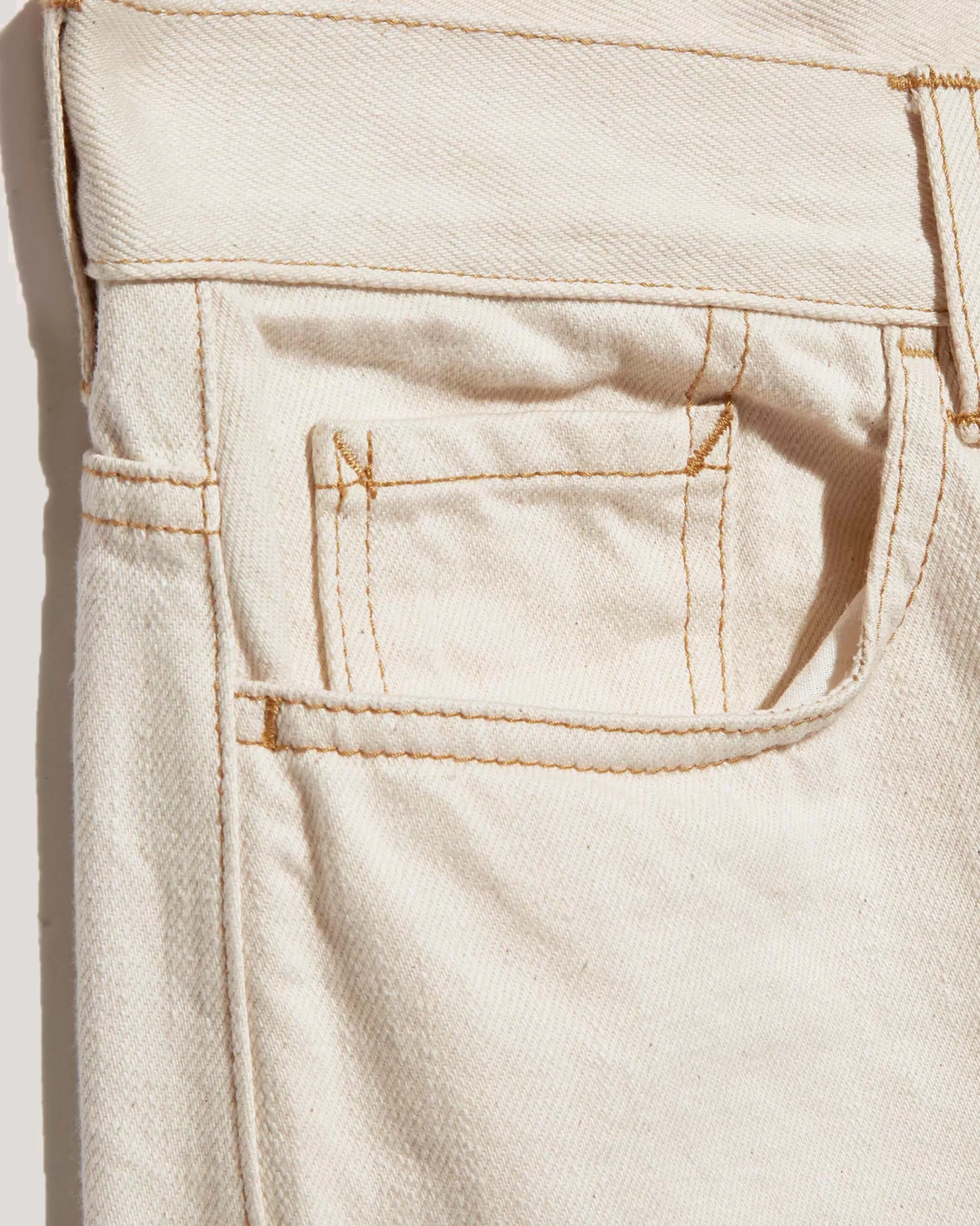 YMC Earth | Earth <Earth Tearaway Jeans Ecru