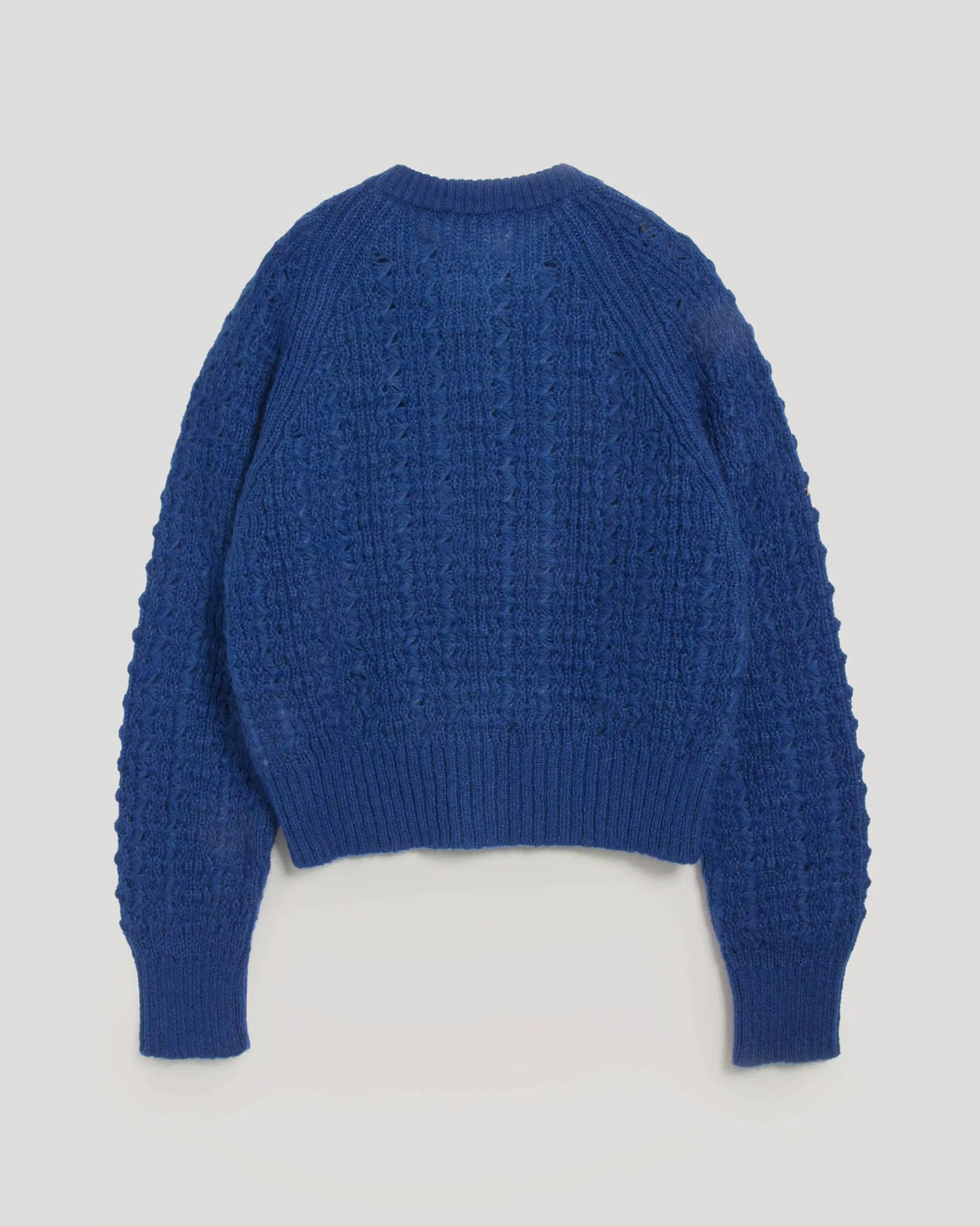 YMC Knitwear<Foxtail Cardigan Blue