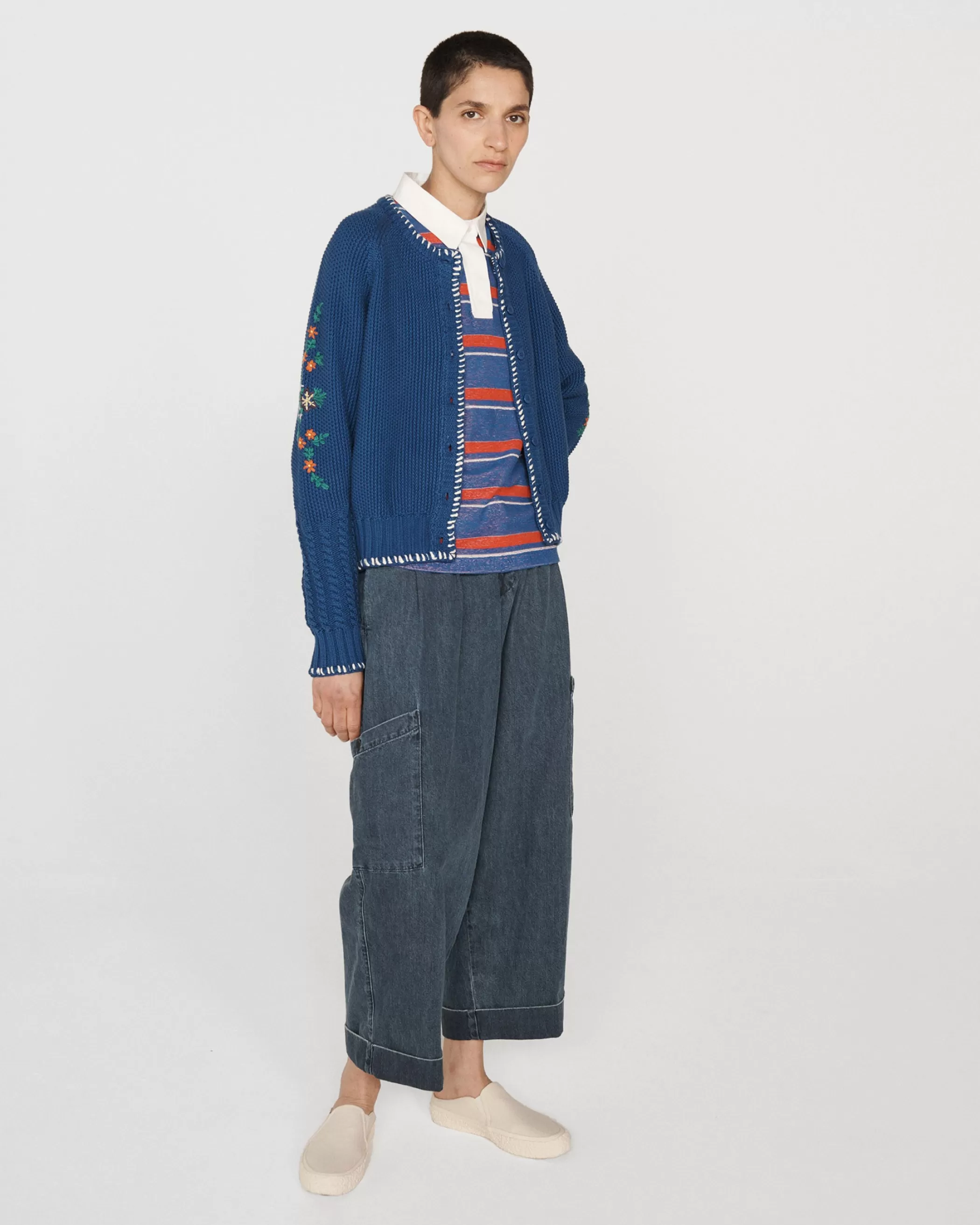 YMC Trousers<Grease Trouser Indigo