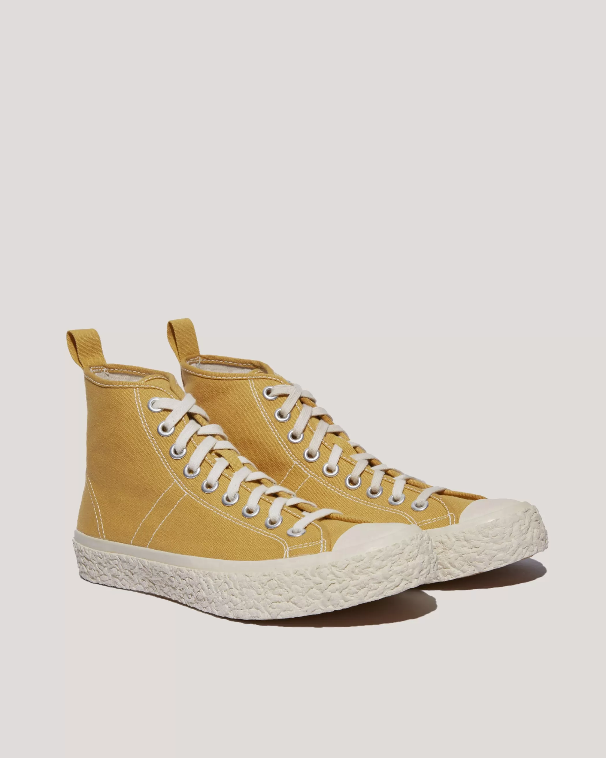 YMC Sneakers<Men's High Top Sneakers Yellow