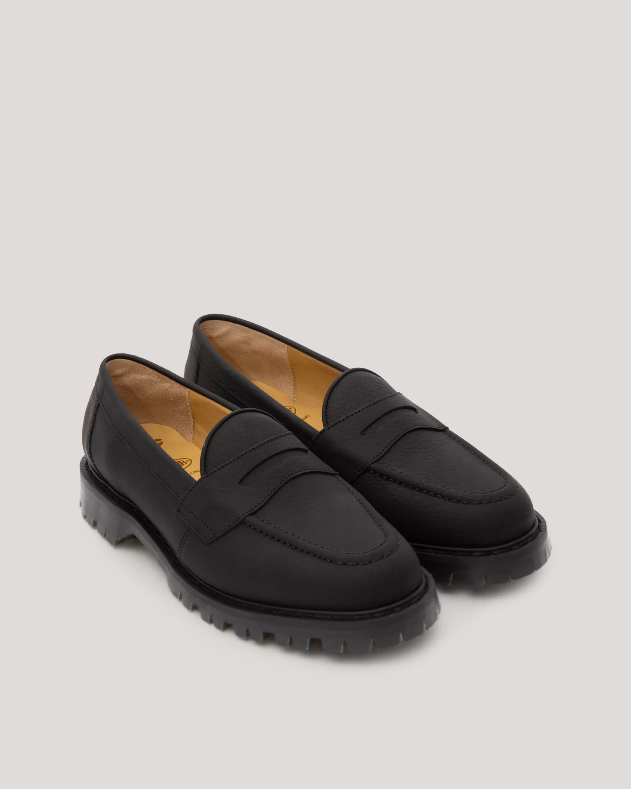 YMC Shoes<Men's Penny Loafers Black