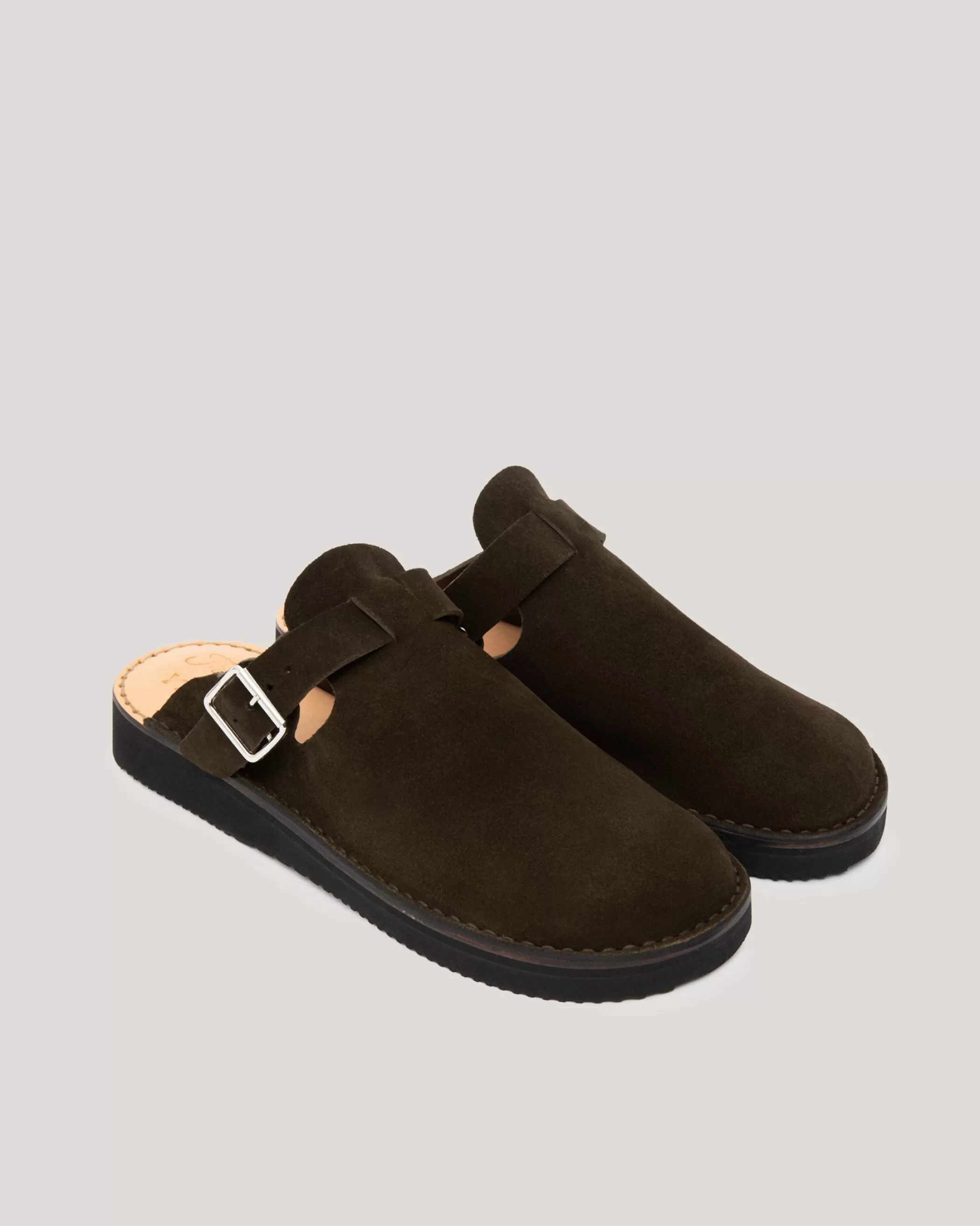 YMC Sandals | Shoes<Men's Sabot Mules Khaki