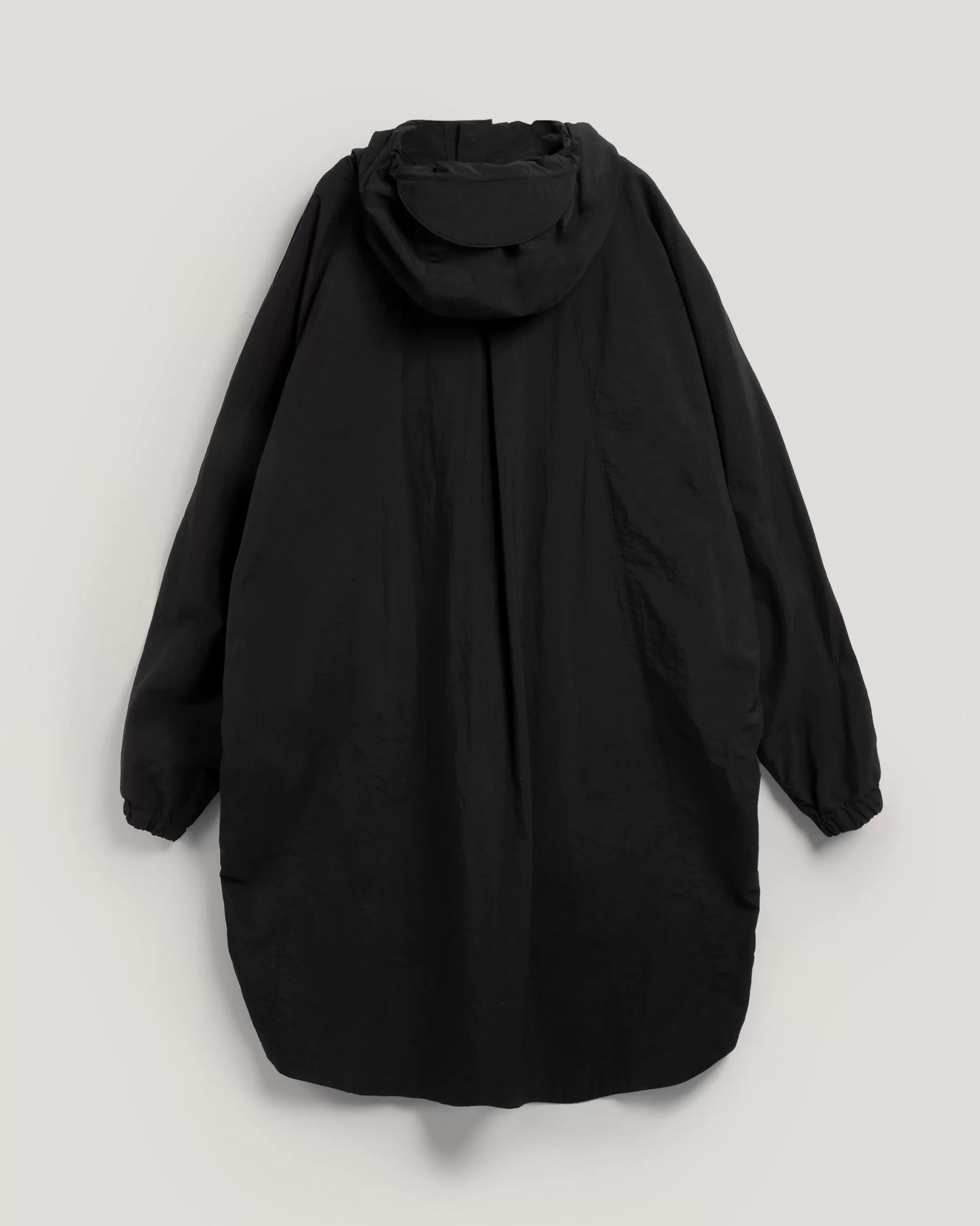 YMC Outerwear<Pala Poncho Hooded Coat Black