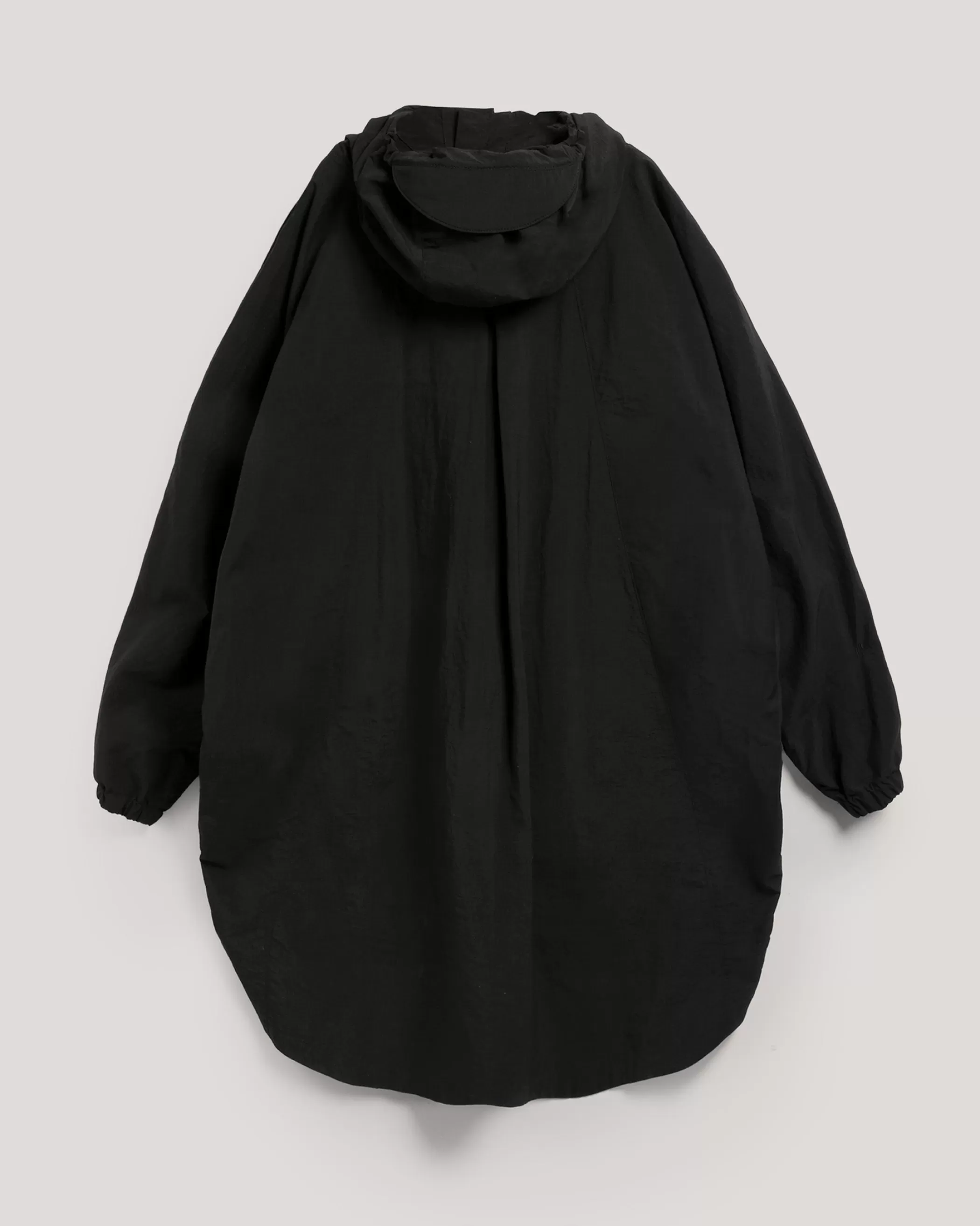 YMC Outerwear<Pala Poncho Hooded Coat Black