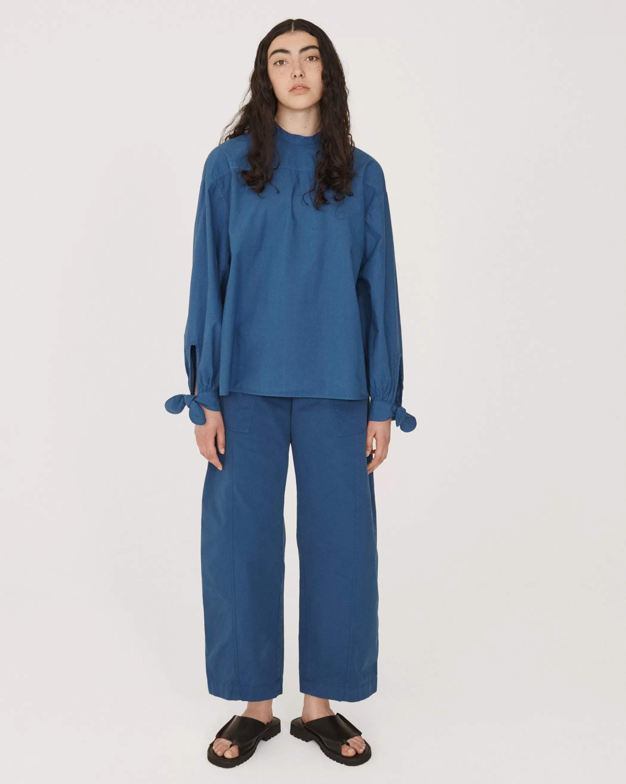 YMC Trousers<Peggy Trouser Blue