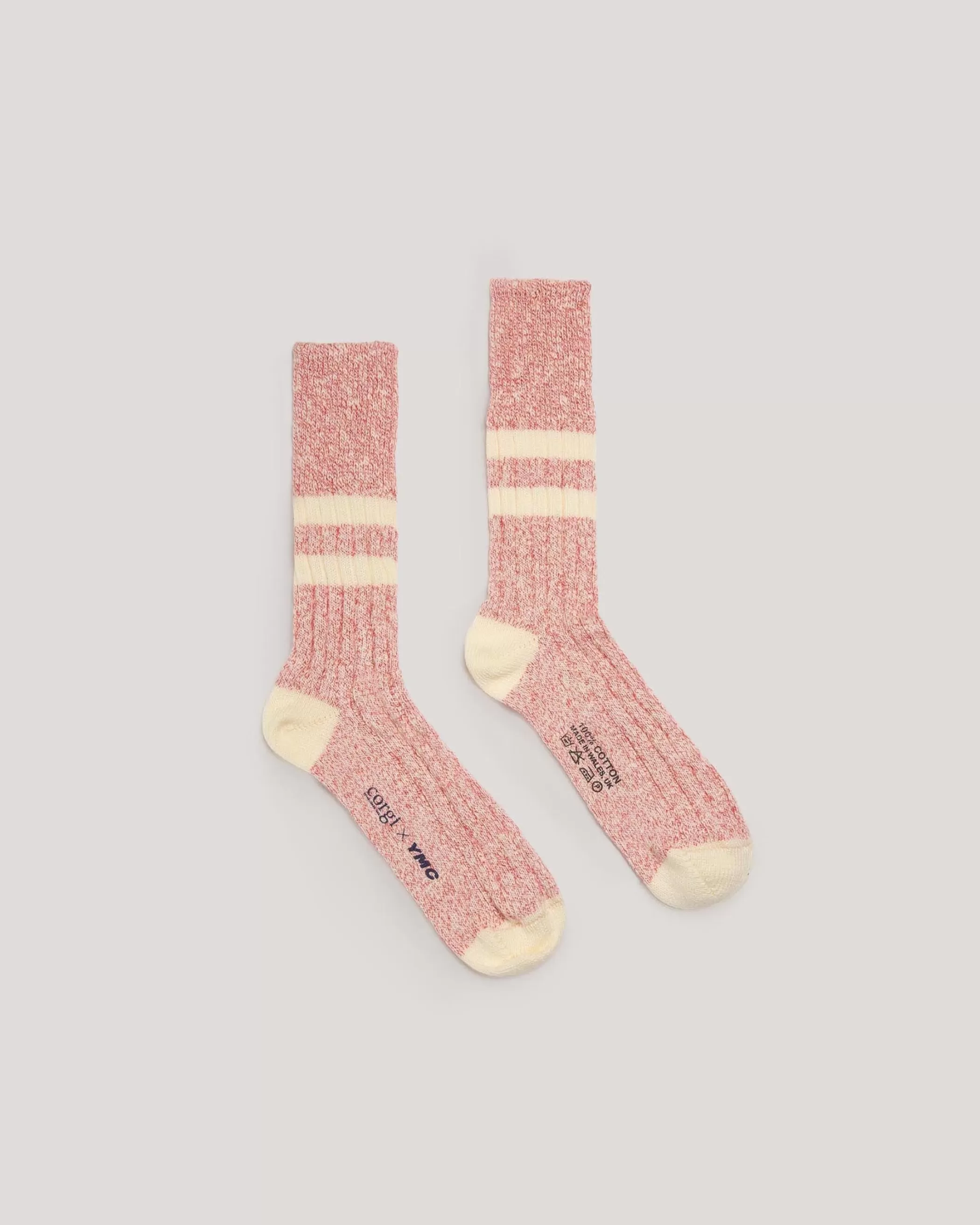 YMC Socks<Skate Sock Red