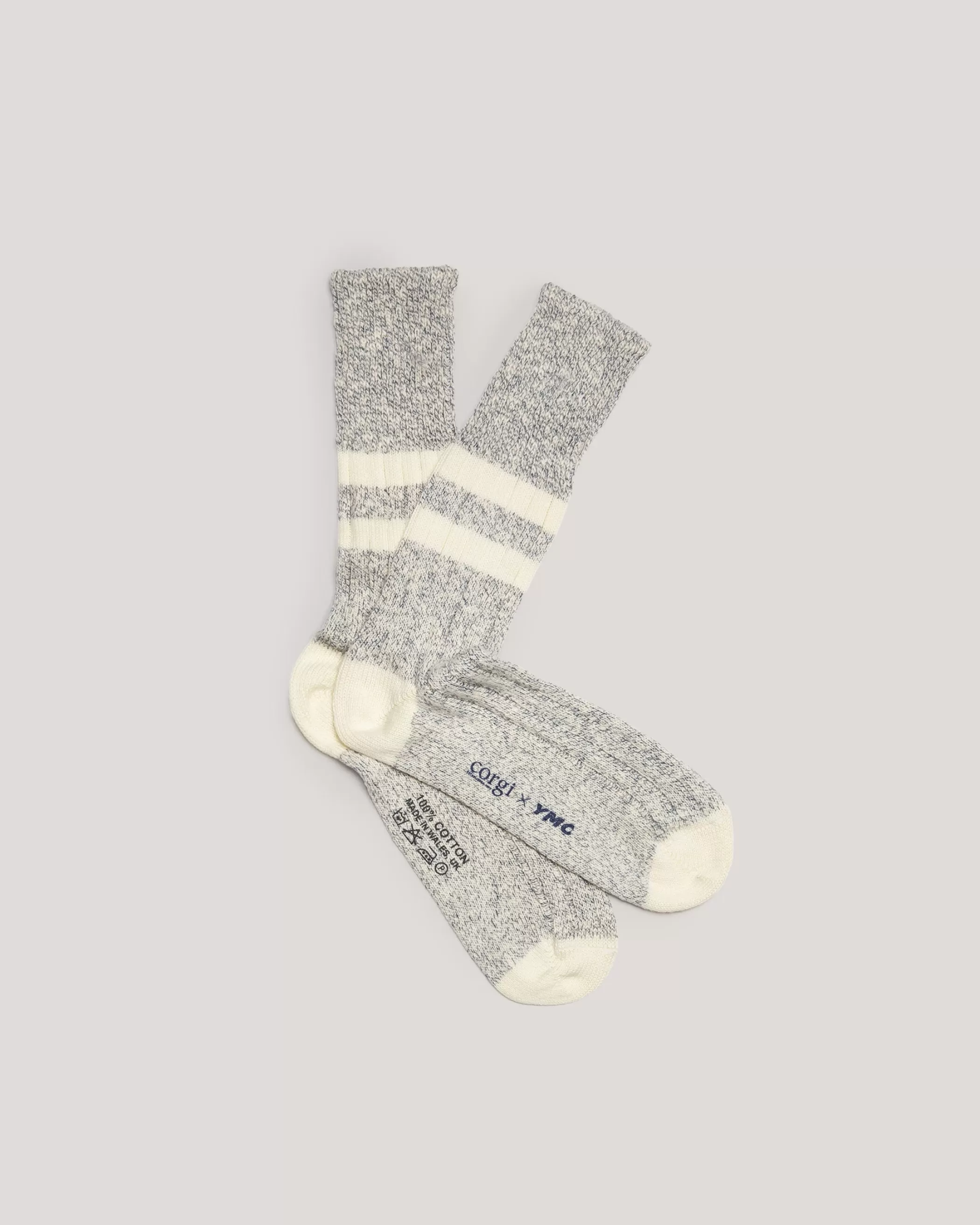 YMC Socks<Skate Sock Blue