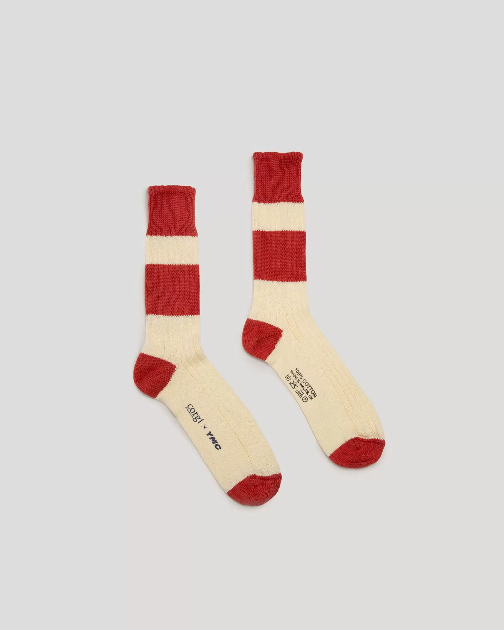 YMC Socks<Sport Sock Red