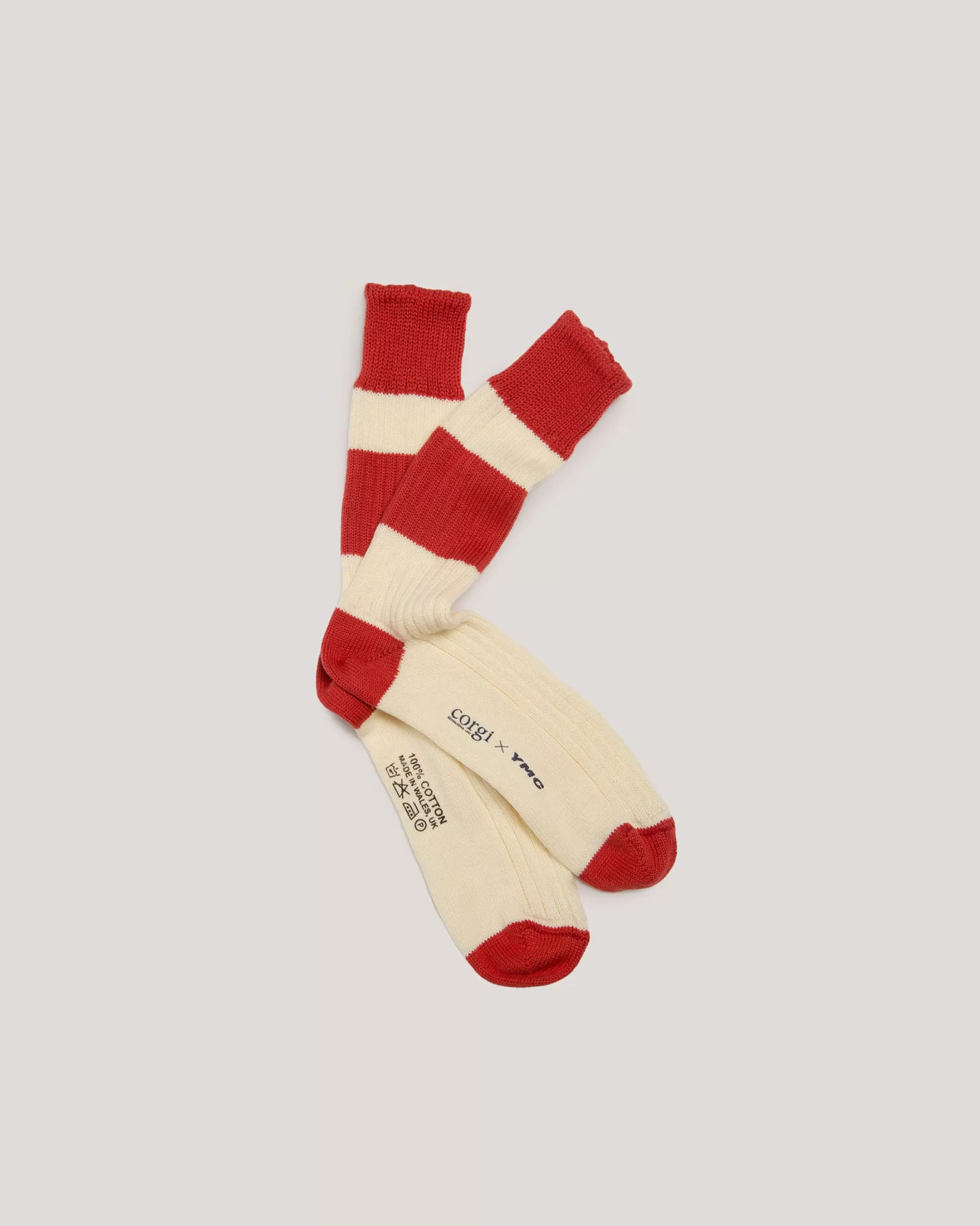 YMC Socks<Sport Sock Red