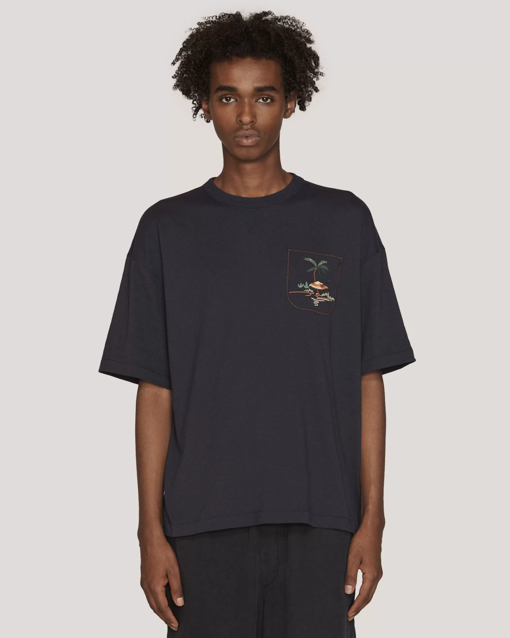 YMC Tops & T-Shirts<Triple T-Shirt Navy