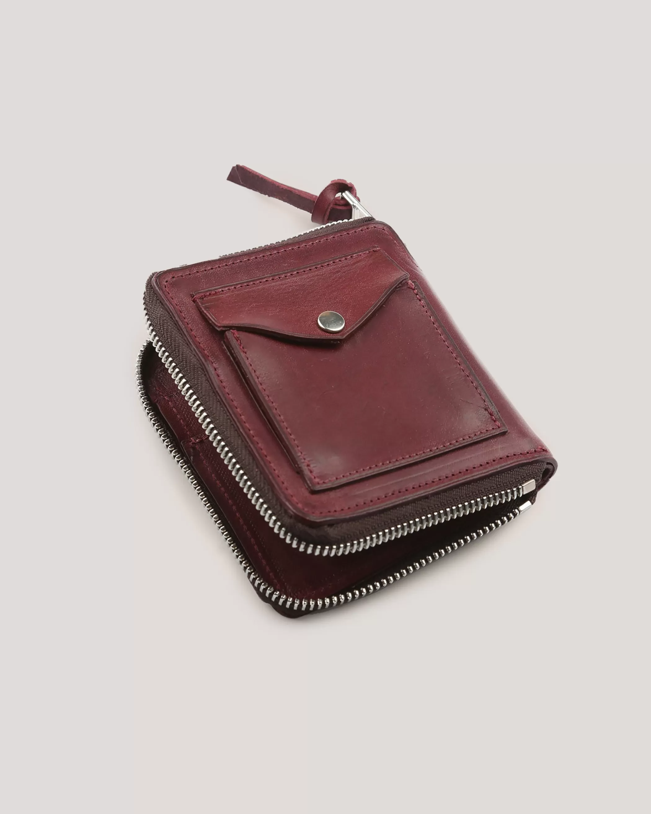 YMC Bags & Wallets | Bags & Wallets<Zip Leather Wallet Burgundy