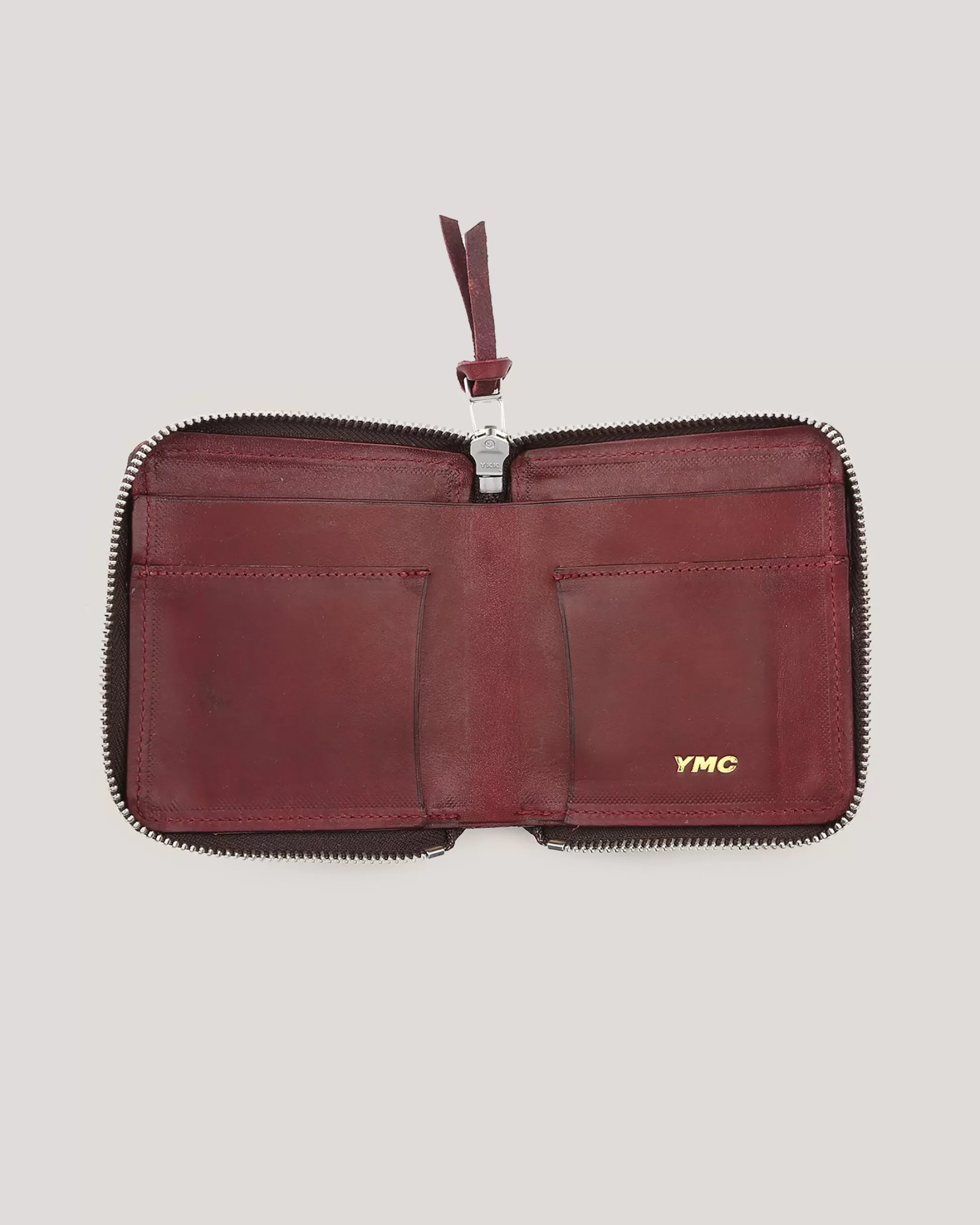 YMC Bags & Wallets | Bags & Wallets<Zip Leather Wallet Burgundy